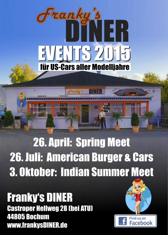 American Burger & Cars am Franky's DINER
