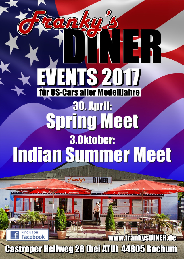 Spring Meet - US Car Saisoneröffnung am Franky's DINER