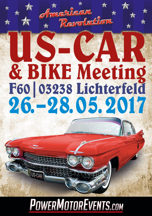 American Revolution US-Car & Bike Meeting am Besucherbergwerk F60 