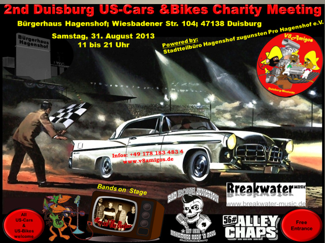 2nd Duisburg US-Cars & Bikes Charity Meeting
