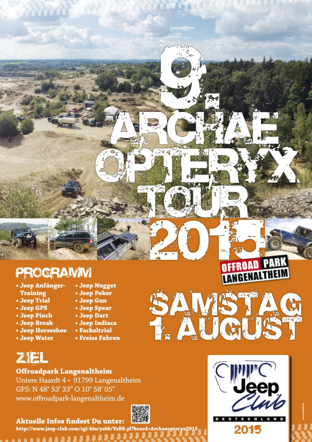 Archaeopteryx Tour 2015
