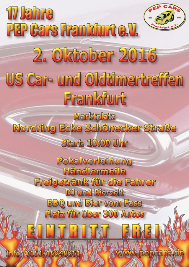 US-Car & Oldtimertreffen Frankfurt - Marktplatz Bergen