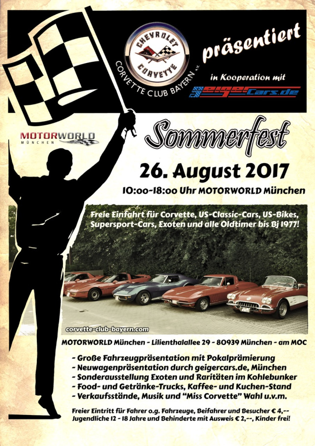 Sommerfest des Corvette Club Bayern e.V. 