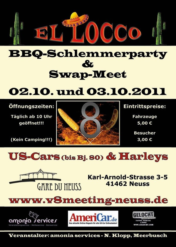El Locco's BBQ Schlemmerparty & Swap Meet