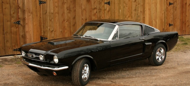 Hybrid-US-Car: 1966er Ford Mustang Fastback-Convertible : Dieses Amerikanische Auto ist ein besonderer Hybrid.