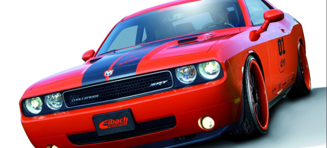 Modern Muscle: Dodge Challenger powered by Eibach: Premiere auf der Essen Motor Show: Eibach macht dem Challenger Beine - und sogar mehr als das! 