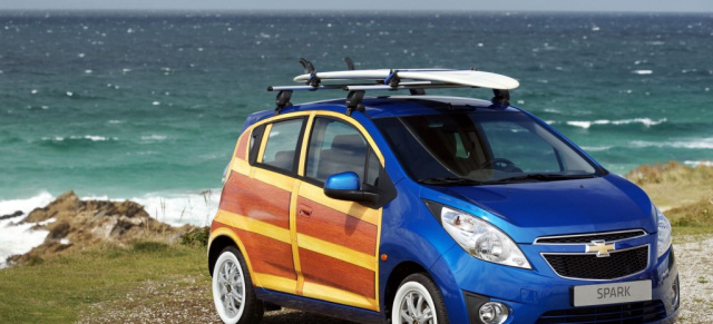 Let's Go Surfin' - Chevrolet Spark im Woodie-Look: Kommt der Woodie-Look wieder zurück?