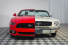 Side by Side Mustangs: 1965 Ford Mustang und 2015 Ford Mustang zum Vergleich