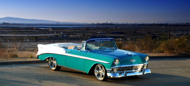 Jugendliebe: 1956 Chevy Bel Air Cabriolet: Aus der Jugendliebe wurde ein moderner Klassiker