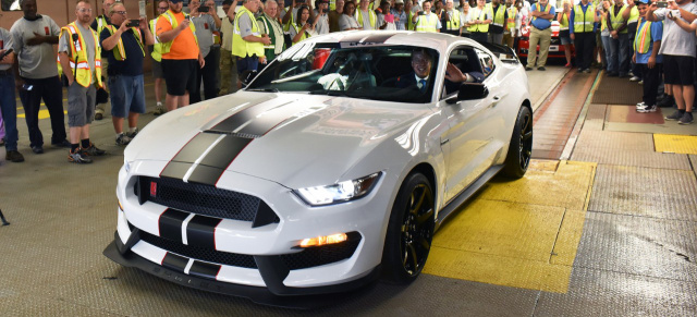 Job#1 @ Ford’s Flat Rock Assembly Plant: Erster Shelby GT350R Mustang läuft vom Band