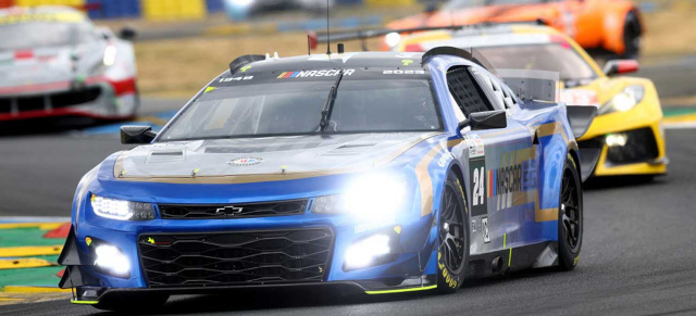Garage56 fährt im No. 24 Chevrolet Camaro ZL1 24h Rennen: NASCAR goes LeMans 2023