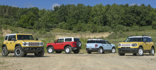 Bronco Sport Heritage Editions: Ford feiert den Original Bronco von 1966