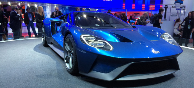 NAIAS: Ford schockt in Detroit!: 2016 kommt 600 PS starker Ford GT