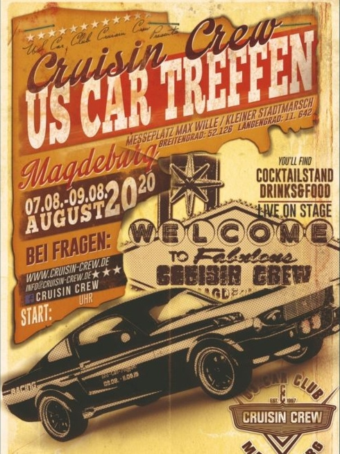 ABGESAGT US Car & Classic Show 2020 der Cruisin Crew e.V.