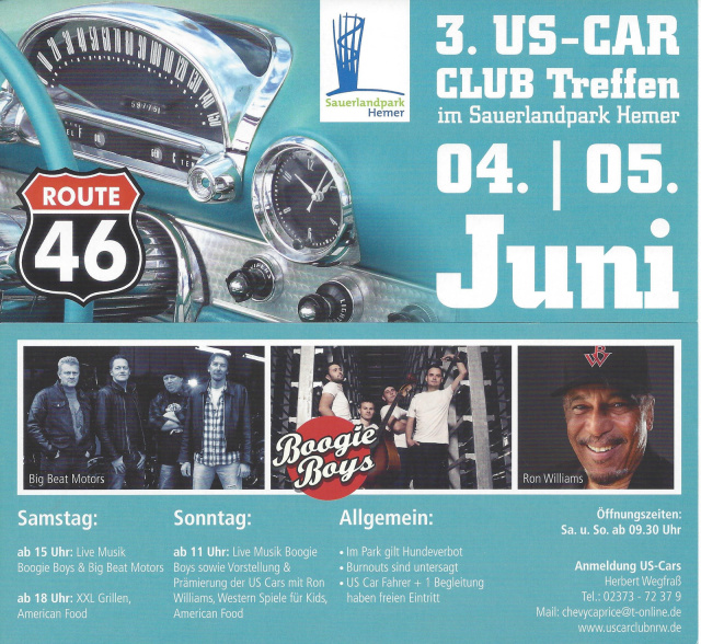 3. US Car Treffen des US CAR CLUB NRW