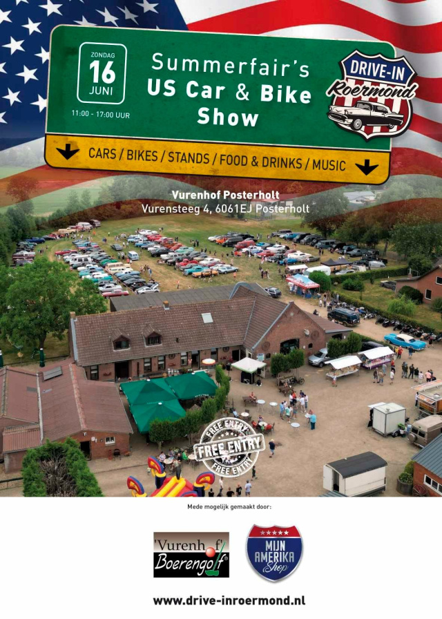 3. Summerfair's US Car & Bike Show Posterholt