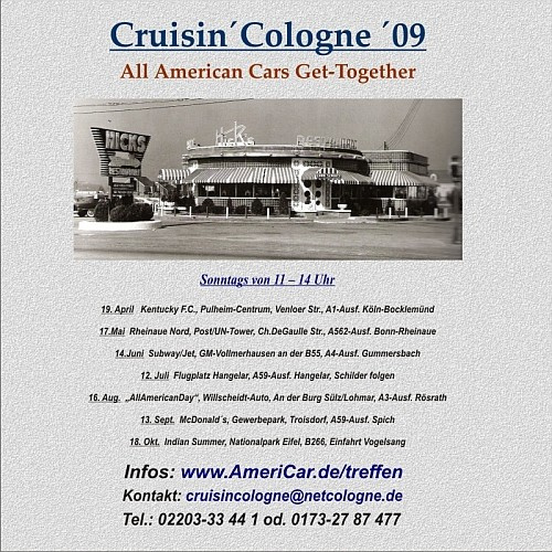 Cruisin´Cologne, All American Cars Get-Together