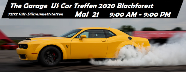 ABGESAGT: The Garage US Car Treffen Blackforest 2020