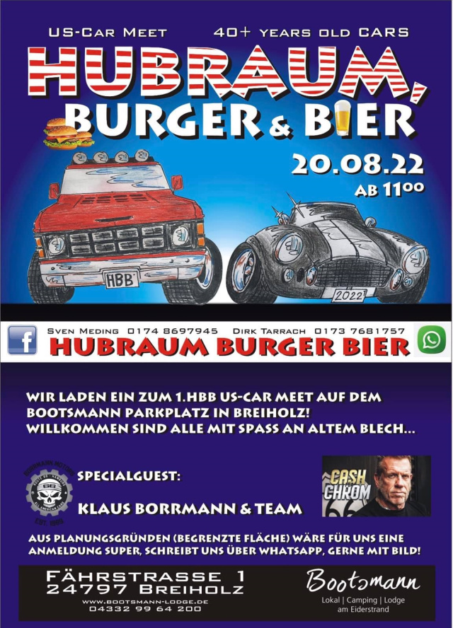 Hubraum, Burger & Bier