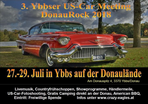 3. Ybbser US Car Meeting " Donaurock 2018"