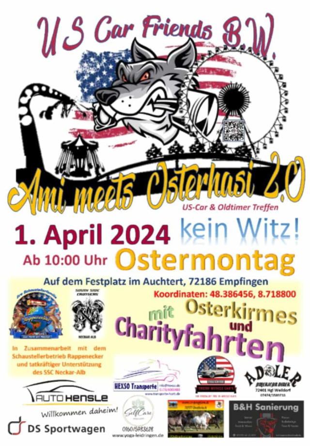 US Car Treffen "Ami meet Osterhasi"