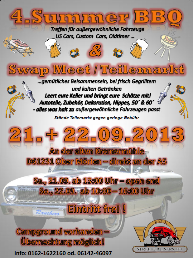 4. Summer BBQ + Swap Meet