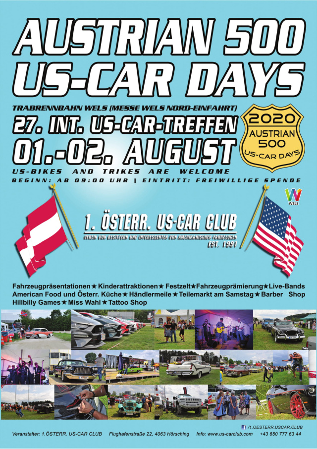 ABGESAGT Austrian 500 US-Car Days 2020