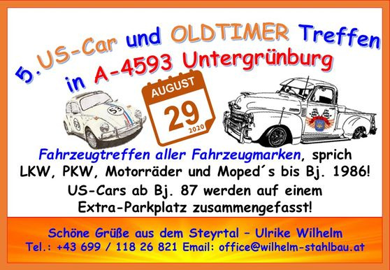 ABGESAGT US-Car und Oldtimer Treffen