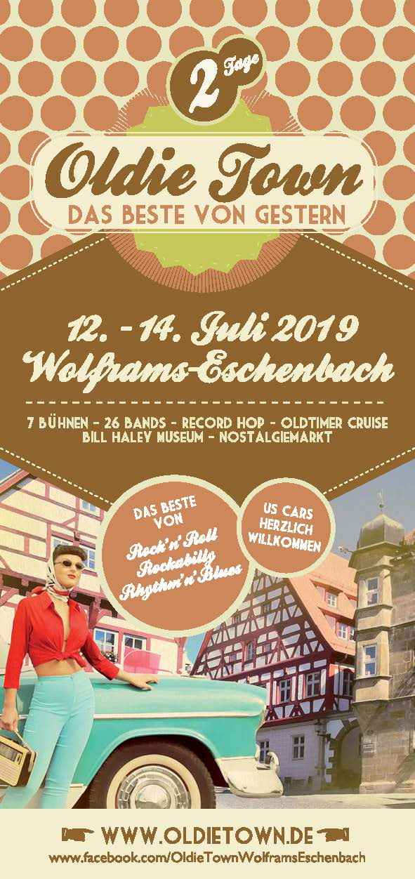 Oldietownfestival Samstag, 13. Juli 2019 // WolframsEschenbach Termin AmeriCar Das Oldietownfestival Samstag, 13. Juli 2019 // WolframsEschenbach Termin AmeriCar Das