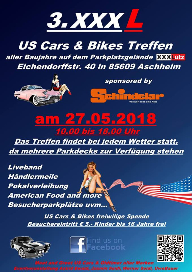 3. XXXL US Cars & Bikes Treffen