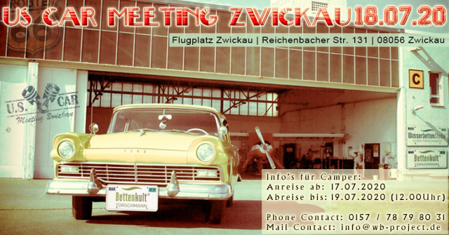 ABGESAGT US Car Meeting Zwickau 2020