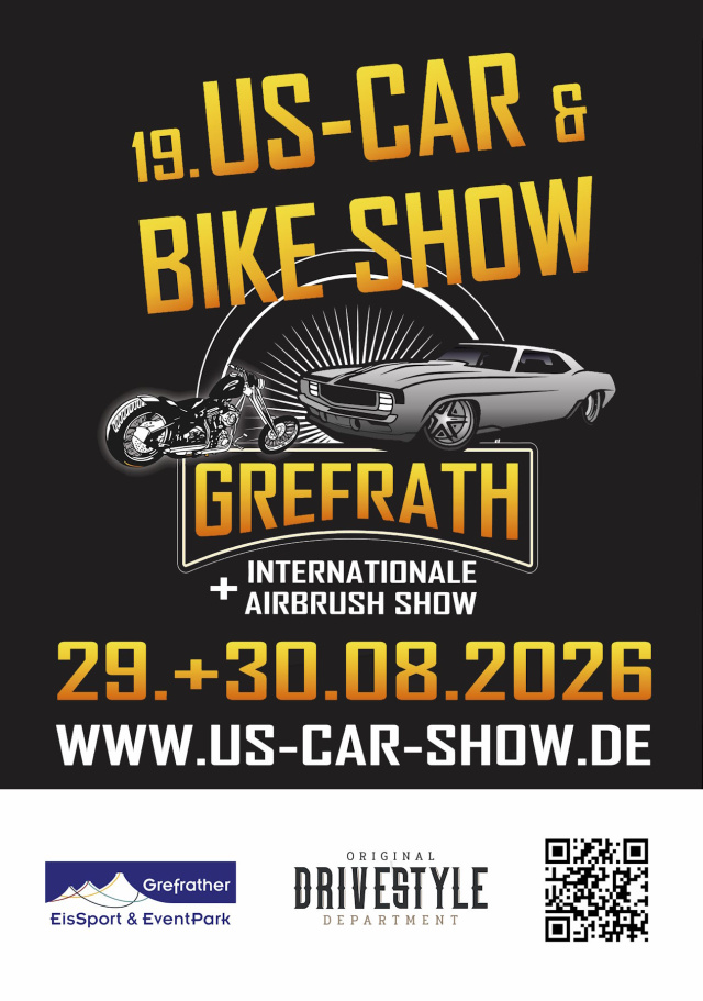 NEUER TERMIN: 19. US-Car & Bike Show