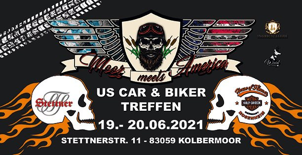 Moor meets America – US-Car & Bier Treffen | Samstag, 19. Juni 2021