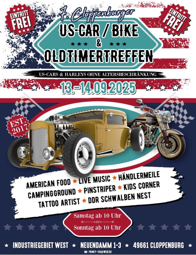 7. Cloppenburger US-Car/Bike & Oldtimertreffen