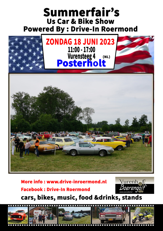 2. Summerfair's US Car & Bike Show Posterholt