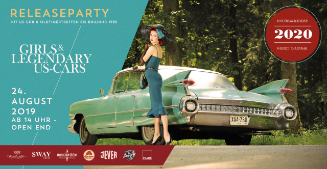 Girls & legendary US-Cars 2020 Kalender-Releaseparty mit Oldtimertreffen