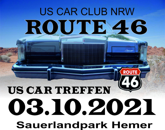 ABGESAGT US-Car-Treffen "Route 46“ des US Car Club NRW