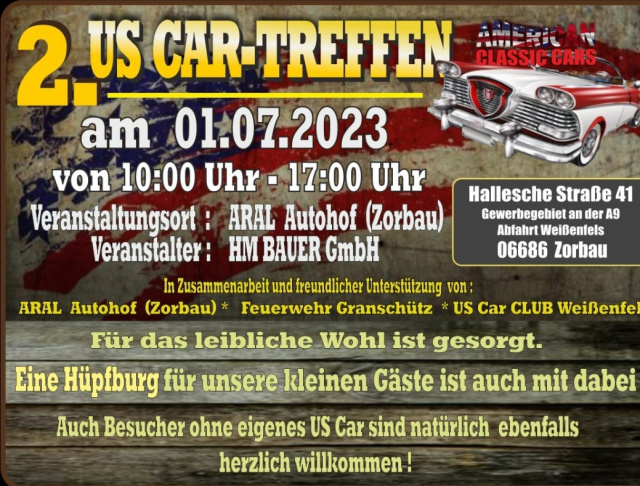 2. US Car-Treffen in Zorbau