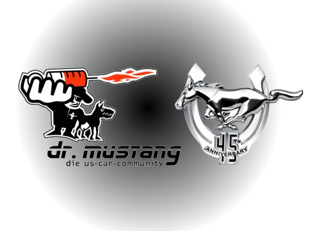 Dr-Mustang-Saisoneröffnung  Happy Birthday-Meeting  45 Jahre Ford Mustang