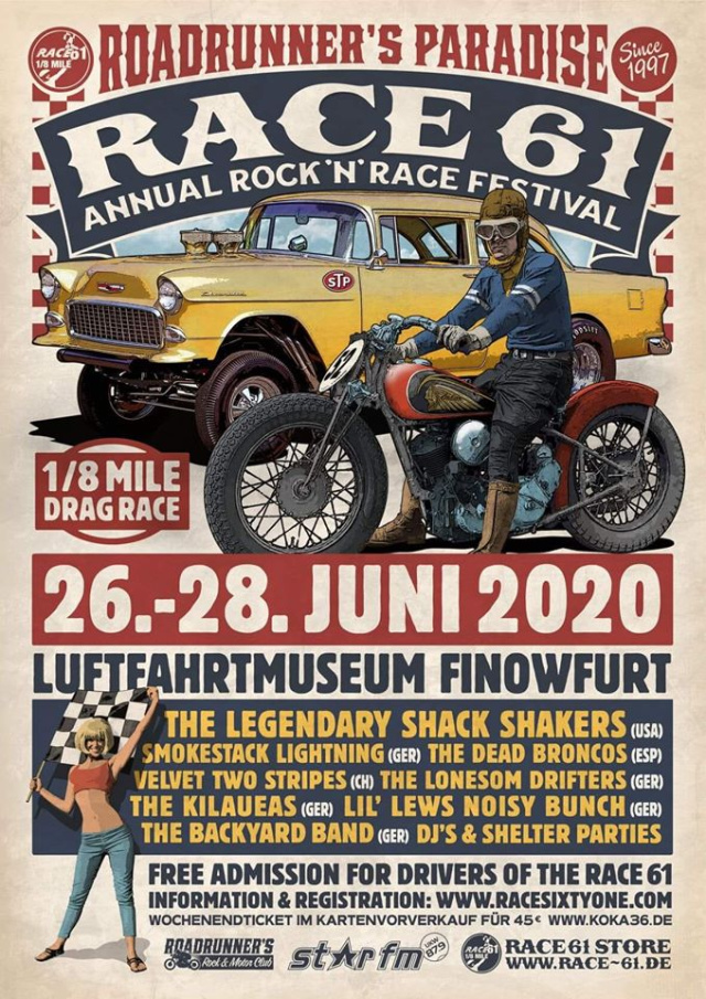 ABGESAGT 22. Roadrunner's Paradise Race 61 Festival