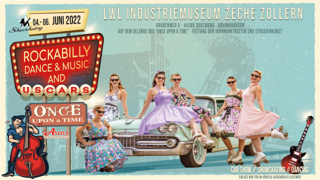 Rockabilly Dance & Music & US-Cars at "ONCE UPON A TIME"-Festival
