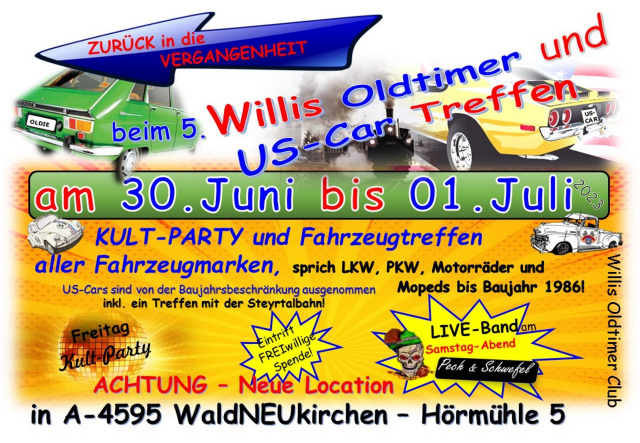 5. Willi´s Oldtimer- und US-Car Treffen