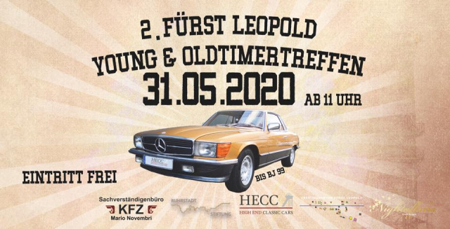 VERSCHOBEN 2. Fürst Leopold Young- und Oldtimertreffen