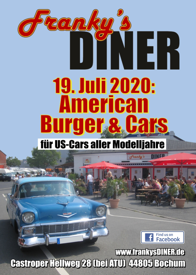ABGESAGT American Burger & Cars am Franky's Diner