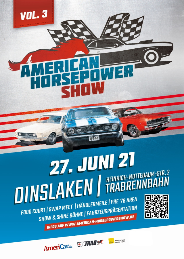 VERSCHOBEN 3. American Horsepower Show