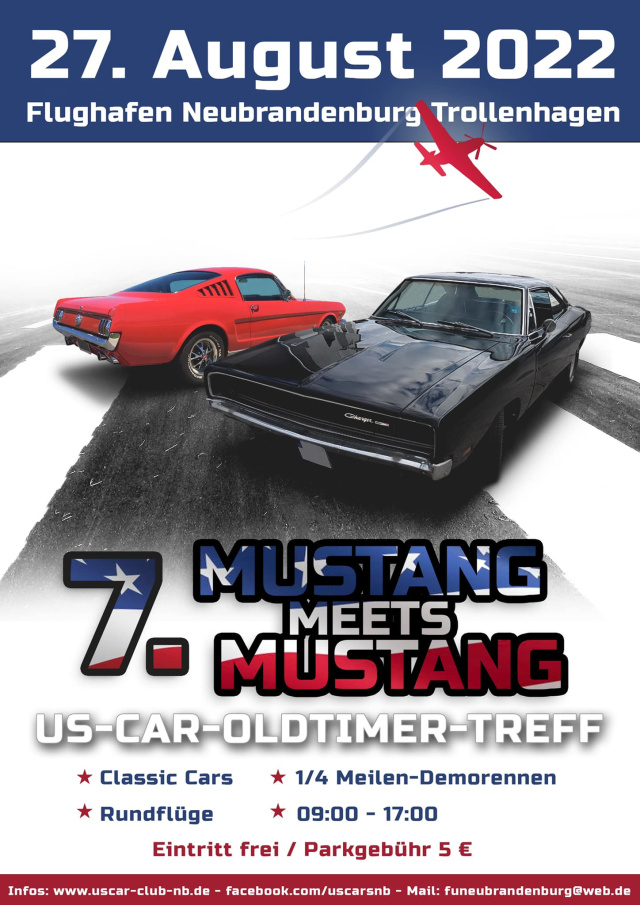 Mustang Meers Mustang 7. US-Car Oldtimertreffen