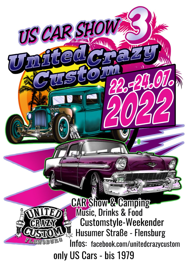 United Crazy Custom - US CAR SHOW - pre 1979