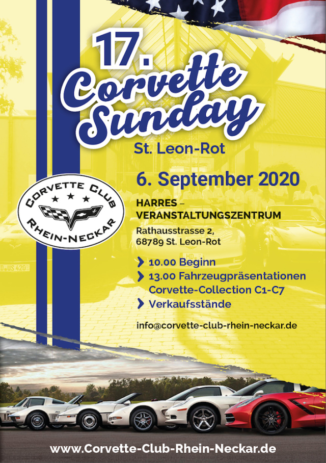 ABGESAGT 17. Corvette-Sunday