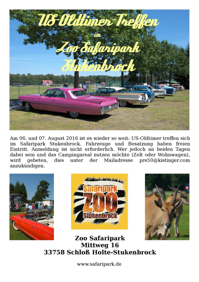 US-Oldtimer-Treffen im Zoo Safaripark Stukenbrock