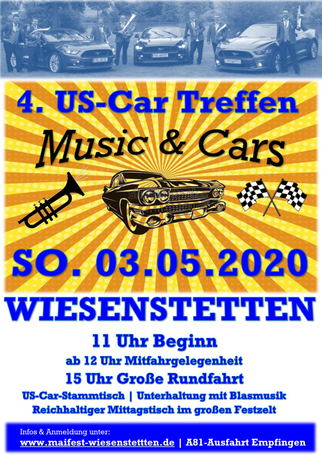 ABGESAGT: 4. US-CAR Treffen "MUSIC & CARS"